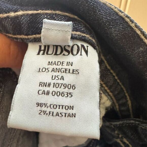 Hudson Signature Bootcut Low Rise Flare Y2K Dark Rinse Women Jeans WP170DHA 28 - Picture 8 of 9